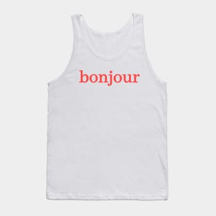 Bonjour Tank Top